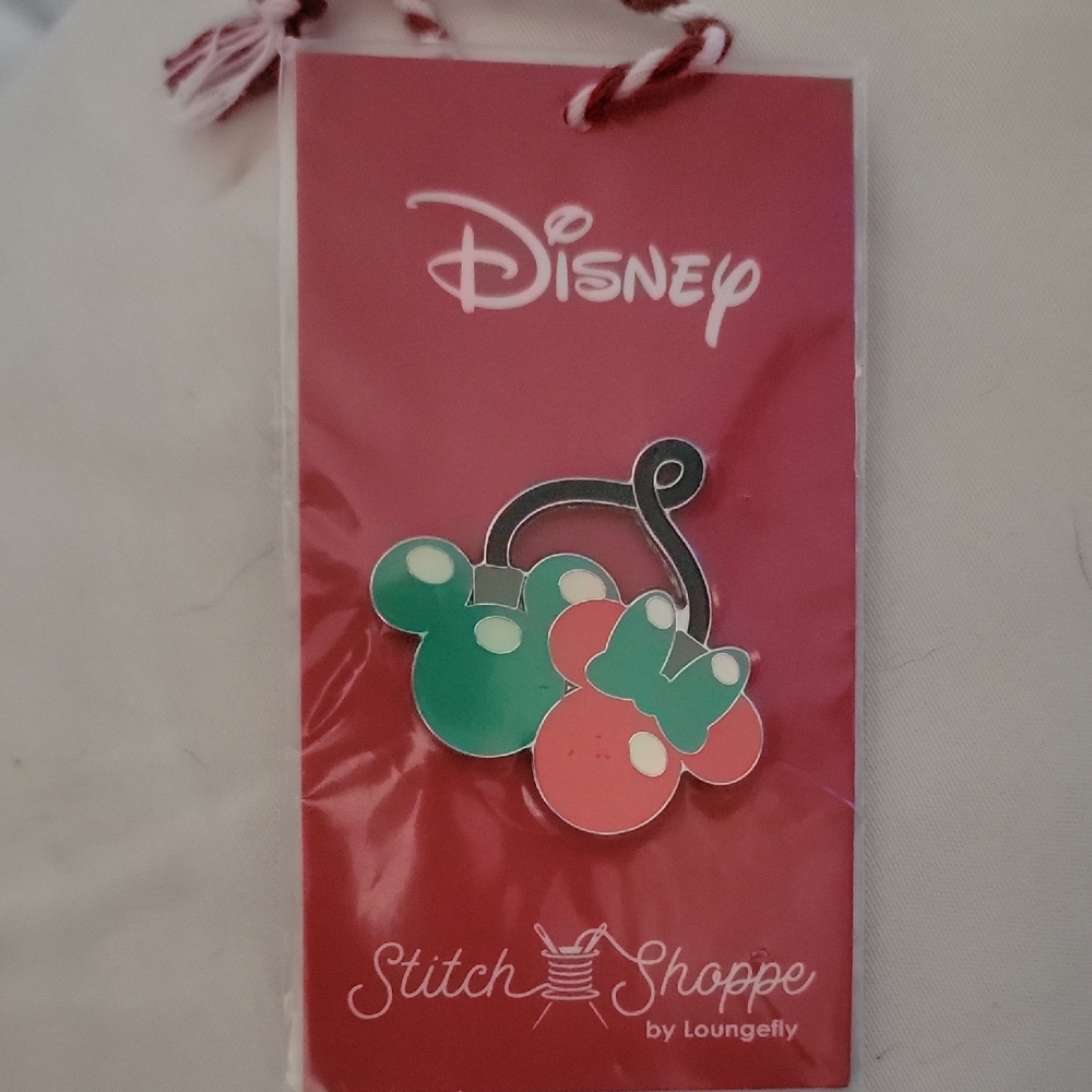 Disney Stitch Shoppe Green and Red Mickey Collectible Pin. NWT.